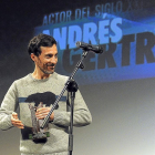 Andrés Gertrúdix recoge el Roel a ‘Actor del Siglo XXI’.-E.M.