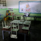 Aula vacía en Venezuela.-MARCO BELLO (REUTERS)