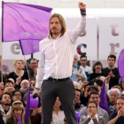 Intervención del secretario regional Pablo Fernández en el acto de Pablo Iglesias en Valladolid-ICAL