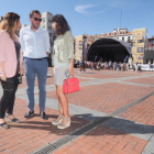 El alcalde de Valladolid, Óscar Puente, y la concejala de Cultura y Turismo, Ana Redondo, hacen balance de la Feria y Fiestas de la Virgen de San Lorenzo.-R. VALTERO / ICAL