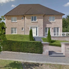 La casa a la que Carles Puigdemont se trasladaría, en Waterloo, según el diario LEcho.-EL PERIÓDICO