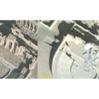 El teatro romano de Palmira, antes y después de los destrozos del Estado Islámico.-EL PERIÓDICO