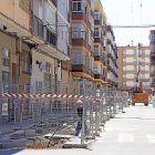 Obras de renovación en la calle José María Jalón, en el barrio vallisoletano de La Rubia.-M.Á. SANTOS (PHOTOGENIC)