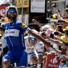 Fernando Gaviria se impone en la primera etapa del Tour.-PHILIPPE LOPEZ (AFP)