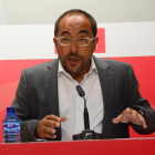 El candidato a la secretaria general del PSOE de Soria, Luis Rey.-ÁLVARO MARTÍNEZ