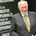 El presidente de Mercadona, Juan Roig, presenta de forma telemática los datos económicos de la compañía correspondientes al ejercicio 2020 y las previsiones 2021. / ICAL