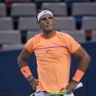 Rafa Nadal se lamenta tras perder un punto.-WANG ZHAO / AFP