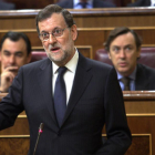 Mariano Rajoy, en el Congreso de los Diputados.-DAVID CASTRO