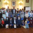 Niños procedentes de ocho centros escolares de Valladolid en el Pleno Municipal de la Infancia. -E. M.