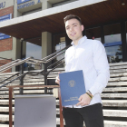El ingeniero burgalés Miguel Larose ha sido uno de los ganadores del certamen Explorer del BancoSantander. RAÚL G. OCHOA