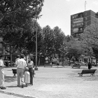 Plaza de los Vadillos en junio de 1990. ARCHIVO MUNICIPAL