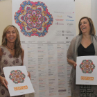 La presidenta de la Diputación de Palencia, Ángeles Armisén (D); y la diputada del Área de Cultura, Carmen Fernández (I), presentan el programa estival 'Espiga Cultural 2017' que se desarrollará en los pueblos de la provincia-ICAL