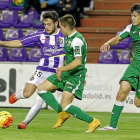 Jose durante su estreno en Segunda División con la camiseta del Valladolid frente al Leganés.-J. M. LOSTAU