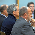 Alfredo Blanco, Manuel Sánchez y León de la Riva  en el Tribunal Superior de Justicia.-ISRAEL L. MURILLO