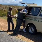 Una captura del vídeo de la detención de Dlamini.-
