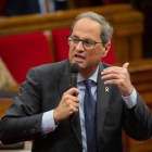 El presidente de la Generalitat, Quim Torra, en el Parlament.-EUROPA PRESS / DAVID ZORRAKINO