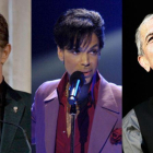 David Bowie, Prince y Leonard Cohen, todos ellos fallecidos en el 2016.-AP / REUTERS / M. LORENZO