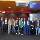 Foto de familia de los premiados de la Gala de ESRadio Valladolid celebrada en las instalaciones de la Real Sociedad Hípica.-MIGUEL ÁNGEL SANTOS