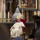El cardenal Cañizares, en una misa por la unidad de España en Valencia.-/ MIGUEL LORENZO