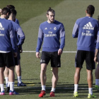 Gareth Bale, durante un entrenamiento con el Madrid.-/ EFE / MARISCAL