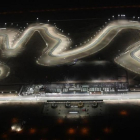 Vista aérea del circuito de Losail, en Doha (Catar).-LOSAIL CIRCUIT MEDIA
