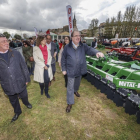 Herrera visita la Feria de Lerma con el presidente del Diputación, César Rico, y la consejera de Agricultura, Milagros Marcos.-S. O.