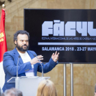 El director del festival, Carlos Jean, durante la presentación.-ICAL