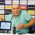 Luis César, ayer, en la sala de prensa del estadio Zorrilla.-J. M. LOSTAU