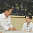Pedro Sánchez durante un momento del programa de Tele 5 '26-J quiero gobernar'.-TELE 5