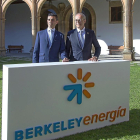 Bellón y Atherley, dos altos directivos de Berkeley, el día de la salida a Bolsa de la compañía.-ICAL