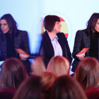 Inés Arrimadas y Noemí de la Calle, en un acto de Ciutadans este jueves en Barcelona.-/ FERRAN NADEU
