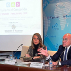 Ángela de Miguel y Jesús Julio Carnero ayer, presentan el plan en la sede de la CVE.-EL MUNDO