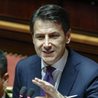 Giuseppe Conte en el Senado-GUISEPPE LAMI
