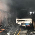 Incendio en una nave agrícola situada entre Villanubla y wamba.-EUROPA PRESS