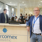 San Millán, en las instalaciones de su empresa matriz en la Aduana de Burgos.-RAÚL OCHOA