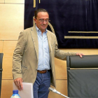 Eduardo García Prieto al inicio de la comparecencia.-ICAL