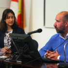 El director general de Medio Natural del Servicio de Espacios Naturales de la Junta, Jose Ignacio Molina, durante la conferencia sobre el papel del paisaje en la ordenación del territorio durante el II Congreso Territorial del Noroeste que se celebra en P-ICAL