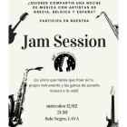 Cartel del Jam Session. - Intras.es