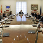 Reunión extraordinaria del Consejo de Ministros para presentar el recurso contra la declaración independentista ante el Tribunal Constitucional.-JOSÉ LUIS ROCA