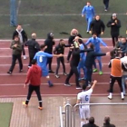 Unos aficionados del RSD Alcalá, agredieron a los jugadores del equipo visitante, el San Fernando, ambos de Madrid.-EFE