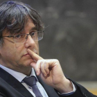 Carles Puigdemont, el pasado enero, en Dublín.-AP / NIALL CARSON