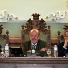 El alcalde de Valladolid, Javier León de la Riva, durante el Pleno del Ayuntamiento-Ical