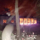 El fuego ha afectado al hospital de MSF en Kunduz tras un bombardeo de EEUU.-AFP / MSF / AFP