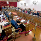 Pleno de la Diputación de Valladolid, celebrado ayer en el Palacio de Pimentel.-EL MUNDO