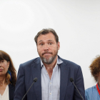 El candidato socialista, Óscar Puente, tras el el resultado electoral. -ICAL.