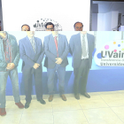 Pedro César Álvarez Esteban, Daniel Miguel, Celedonio Álvarez González y Francisco Javier Gallo Nieto.-ICAL