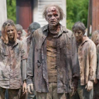 Zombis de la serie The Walking Deads.-