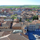 Parte del casco histórico de Medina del Campo, visto desde lo alto de la torre de la Colegiata de San Antolín. - E.M.
