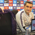 Ernesto Valverde afirmó hoy, en la Joan Gamper, que su sintonía con el club es excelente.-EMILIO PÉREZ DE ROZAS