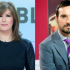 Lara Siscar y Lluís Guilera, nuevos presentadores del ’TD Fin de Semana’.-RTVE